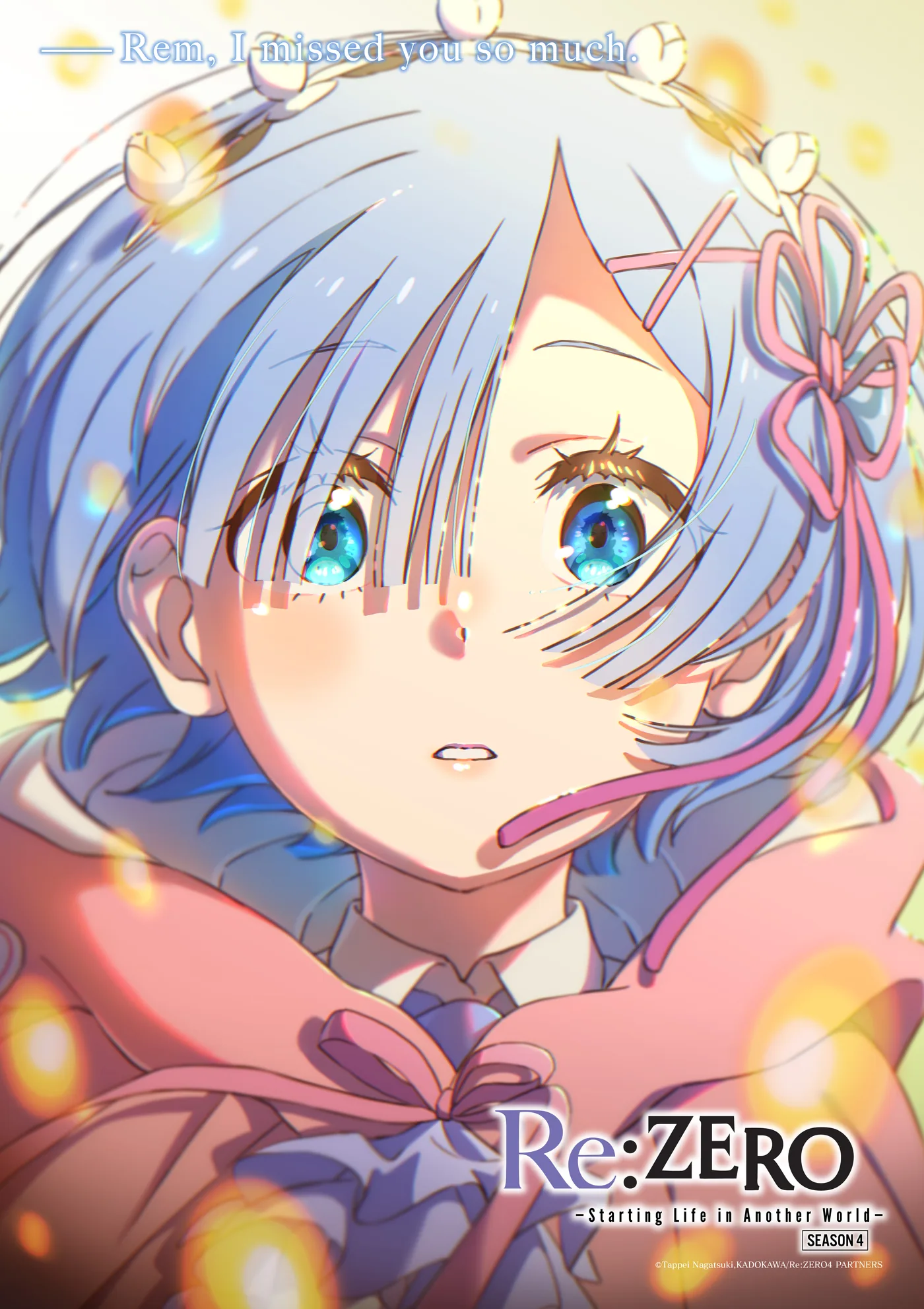Official Rem epilogue key visual commemorating the Re:ZERO Season 4 finale.