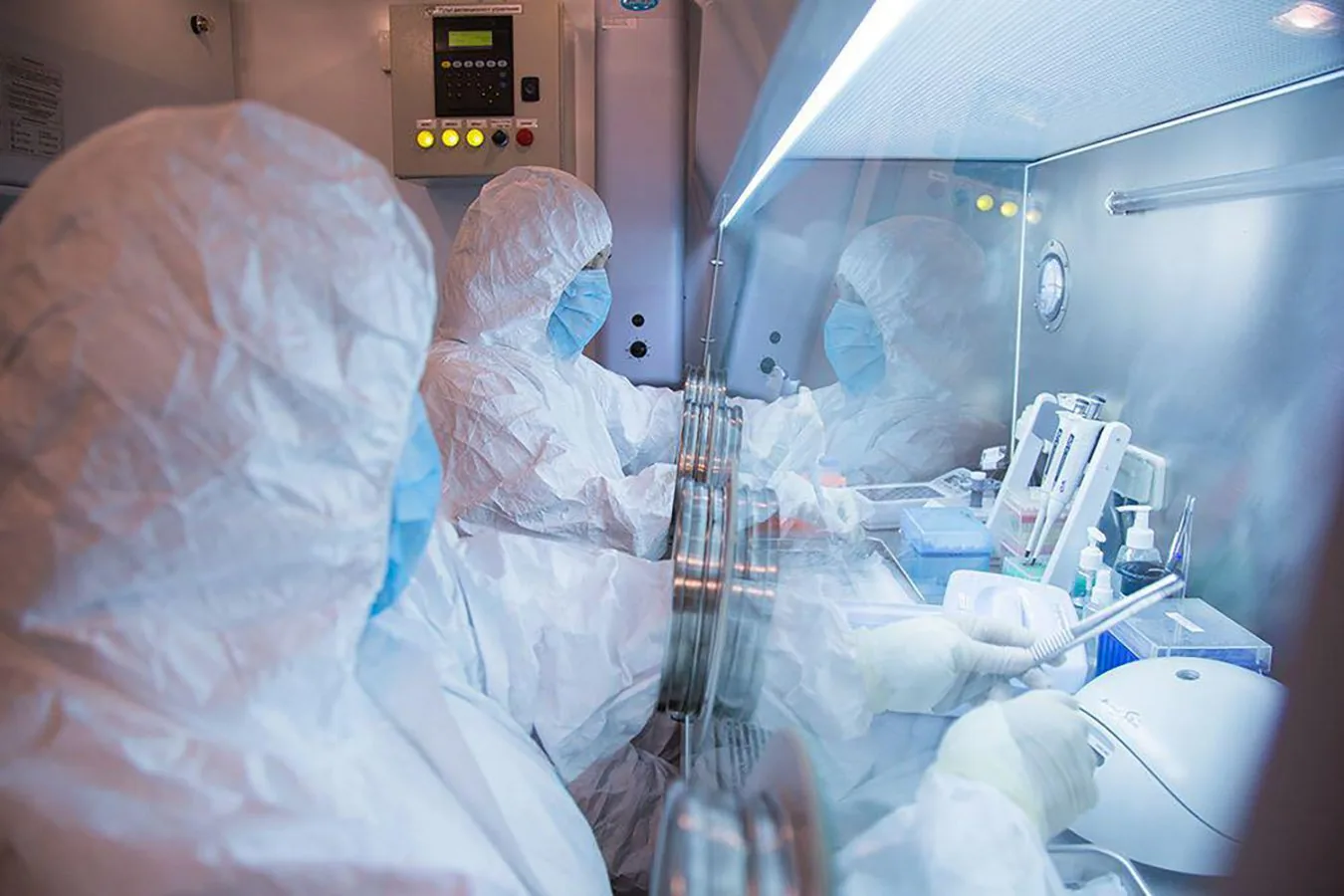 Scientific research facilities associated with the Russian plague lab investigation in Siberia.