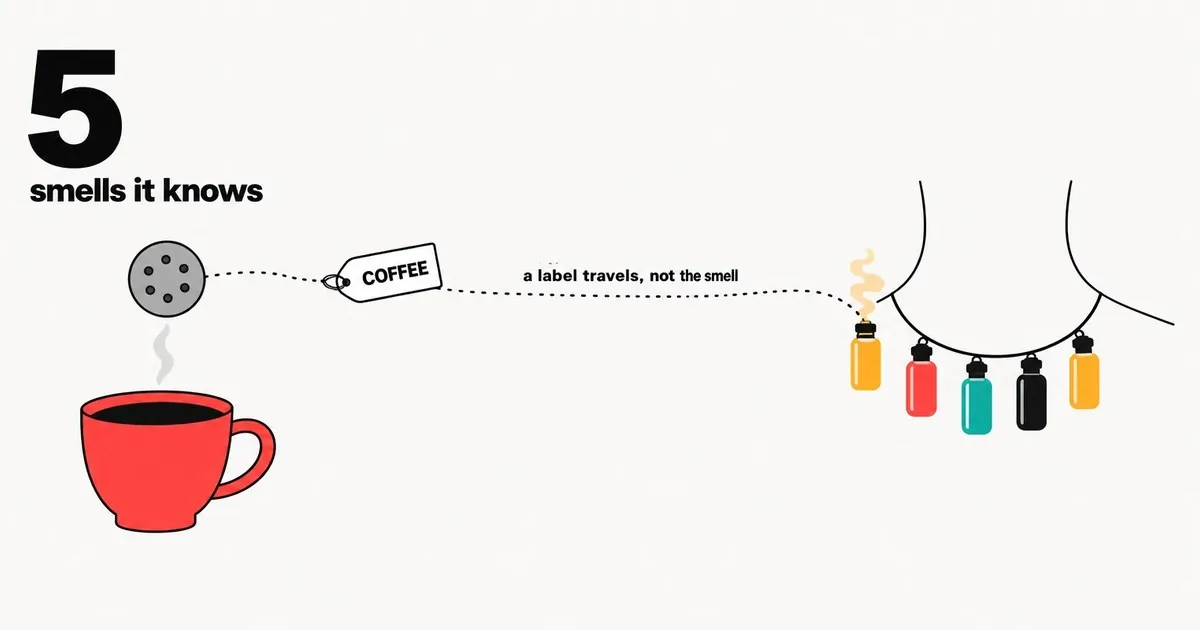 Visual summary of network architecture linking sensor hardware to localized mist emitters.