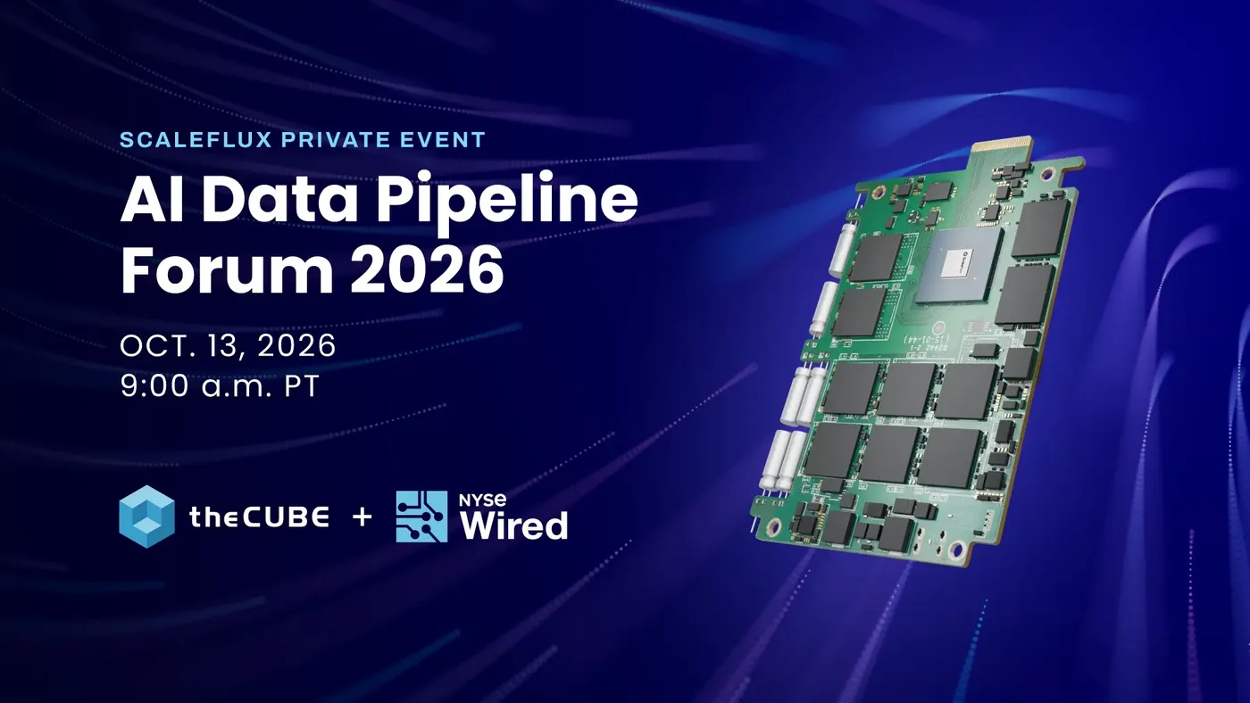 Promotional graphic for the AI Data Pipeline Forum.