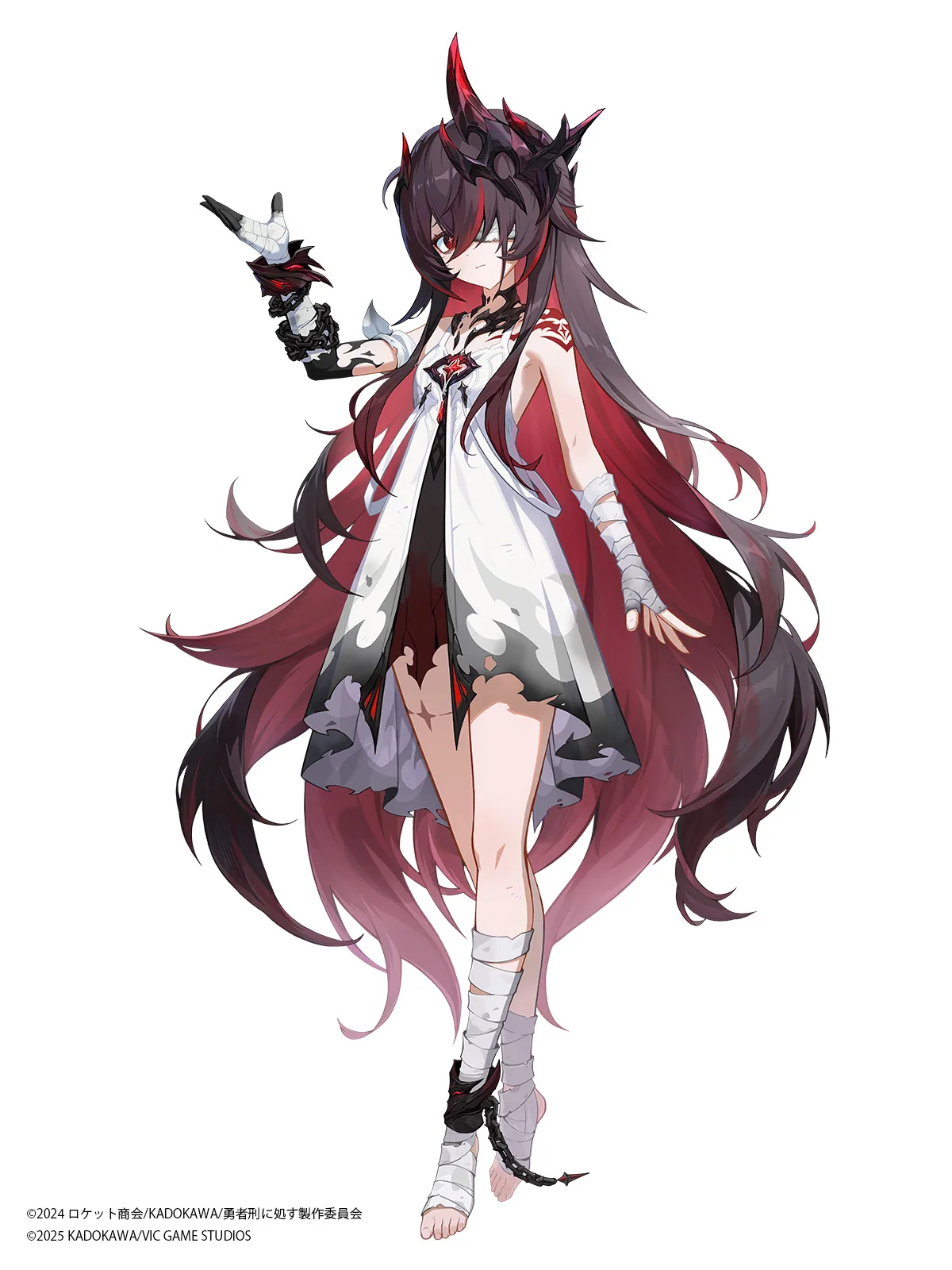 Original character illustration of Lisabella for the smartphone game project