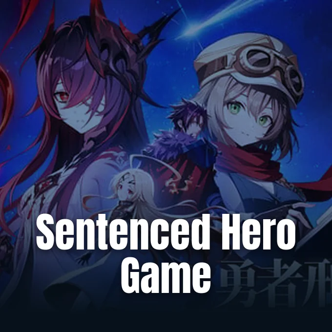 Promotional artwork for the Sentenced to Be a Hero smartphone game project featuring series characters