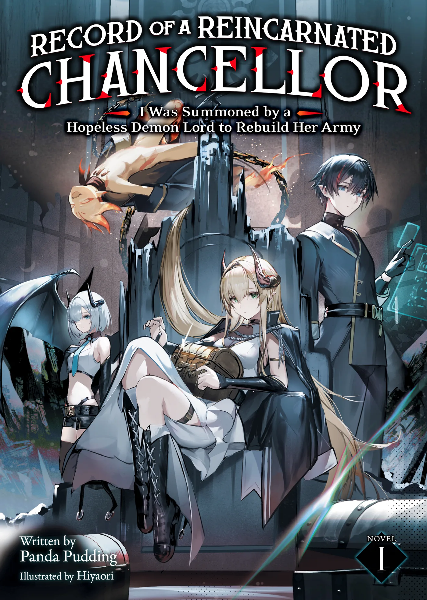 Cover illustration for the fantasy novel Record of a Reincarnated Chancellor.