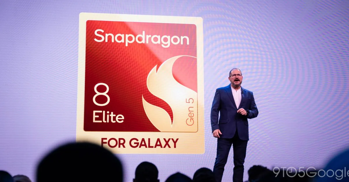 Snapdragon 8 Elite Gen 5 processor graphic.