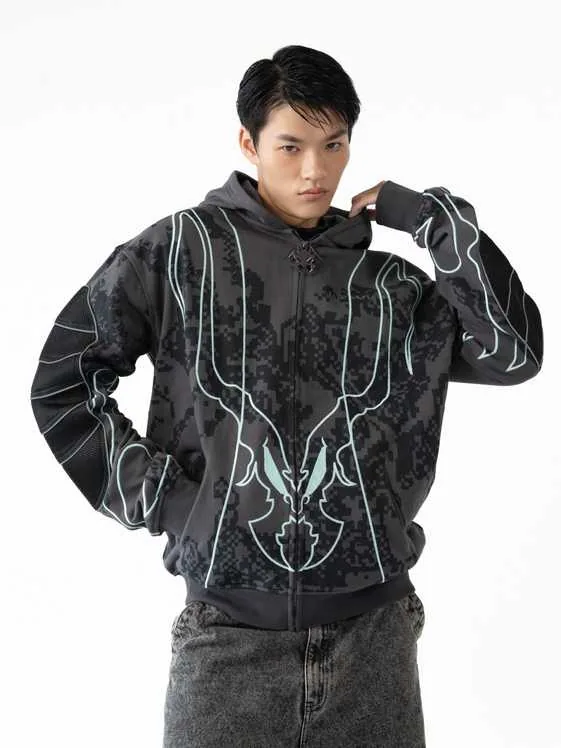Beru hoodie from the Crunchyroll collection on a display mannequin