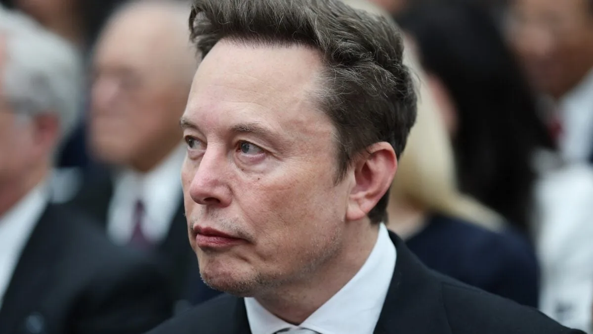 Elon Musk during a public appearance.