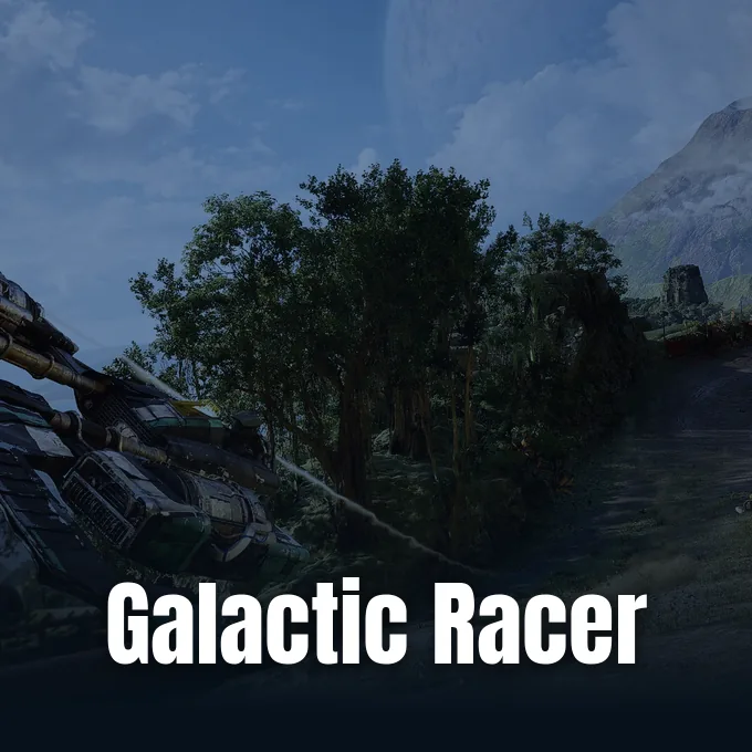 Promotional key art for Star Wars Galactic Racer developed by Fuse Games.