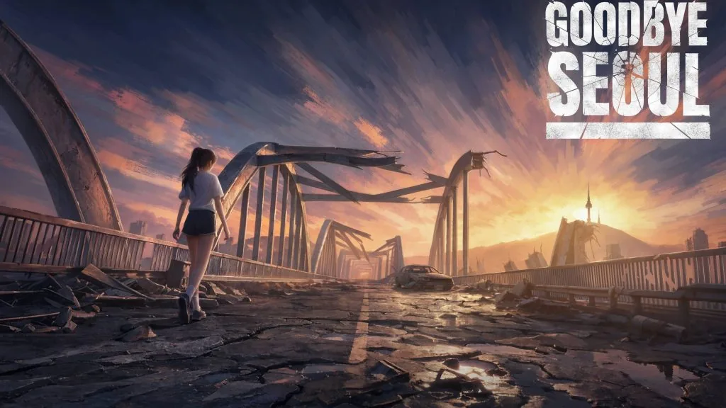 Pixel art scene from Goodbye Seoul showing protagonist Rion.