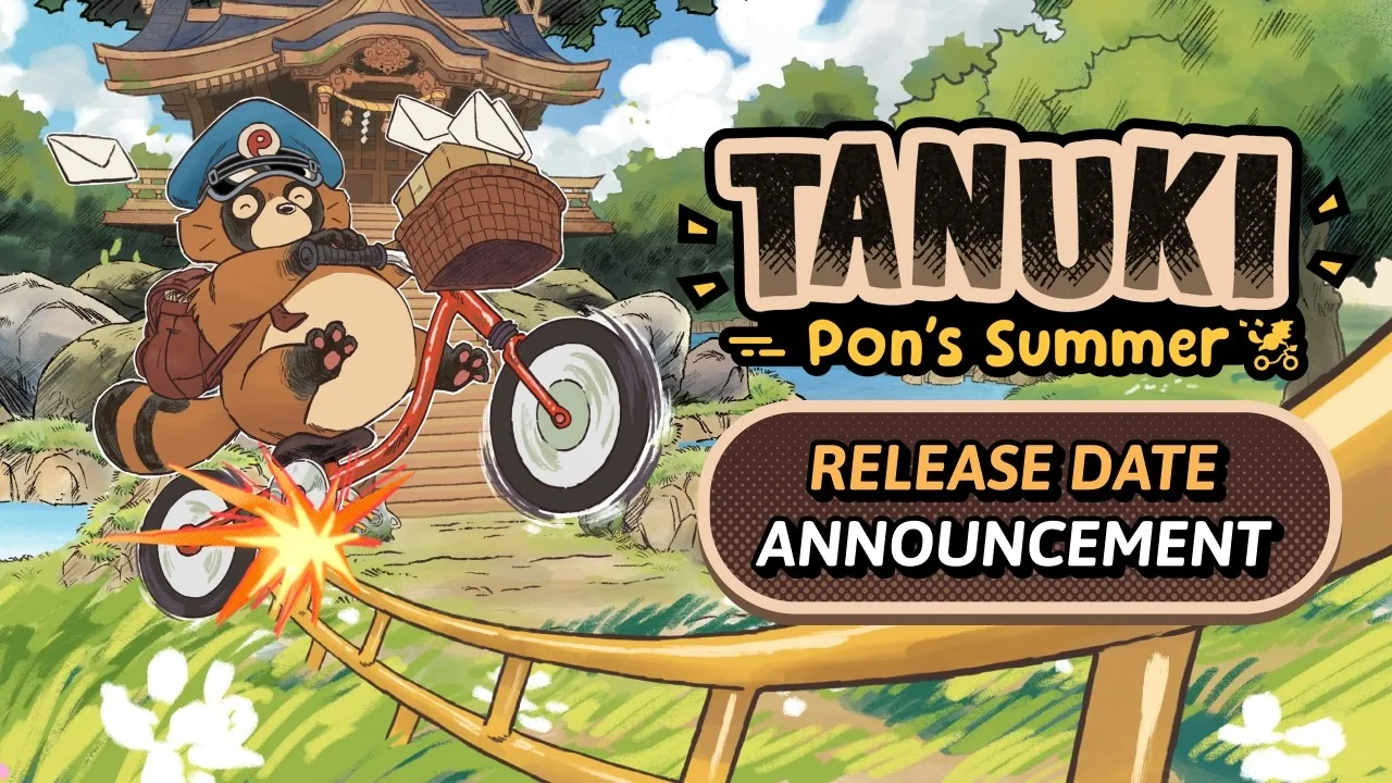 Trailer title card for the release date announcement video