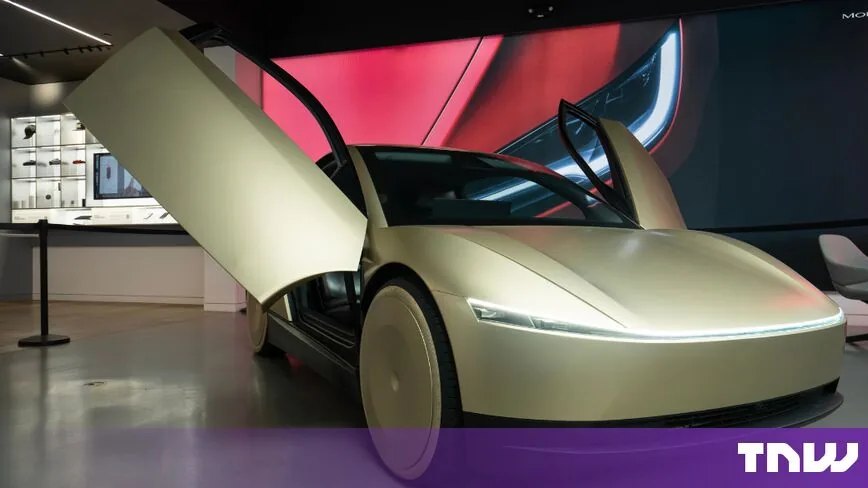 Tesla Cybercab vehicle shown as part of the planned fleet for Tesla robotaxis.