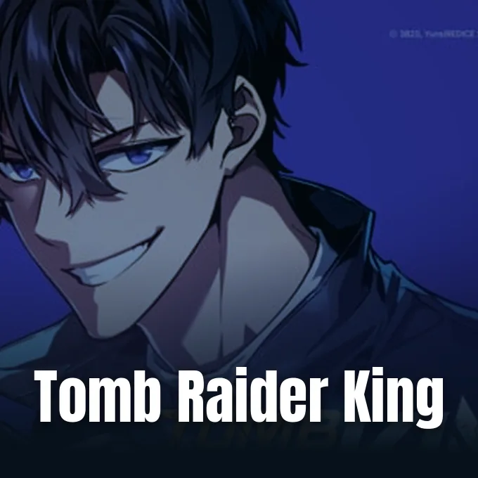 Promotional visual for Tomb Raider King licensed through Kadokawa and Dwango for GlobalComix