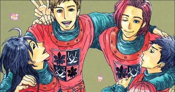 Promotional illustration for The Seven Knights of the Marronnier Kingdom manga.