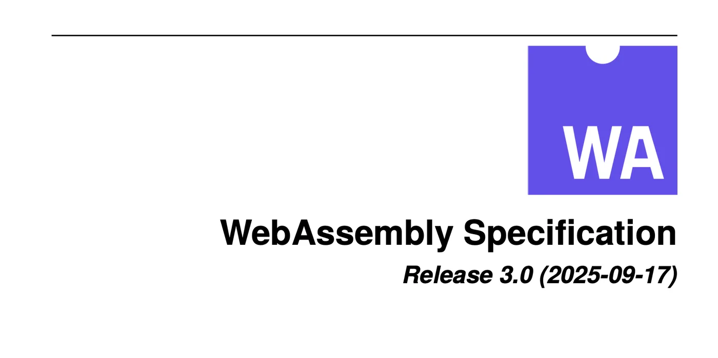 Specification title page for the 3.0 release draft.