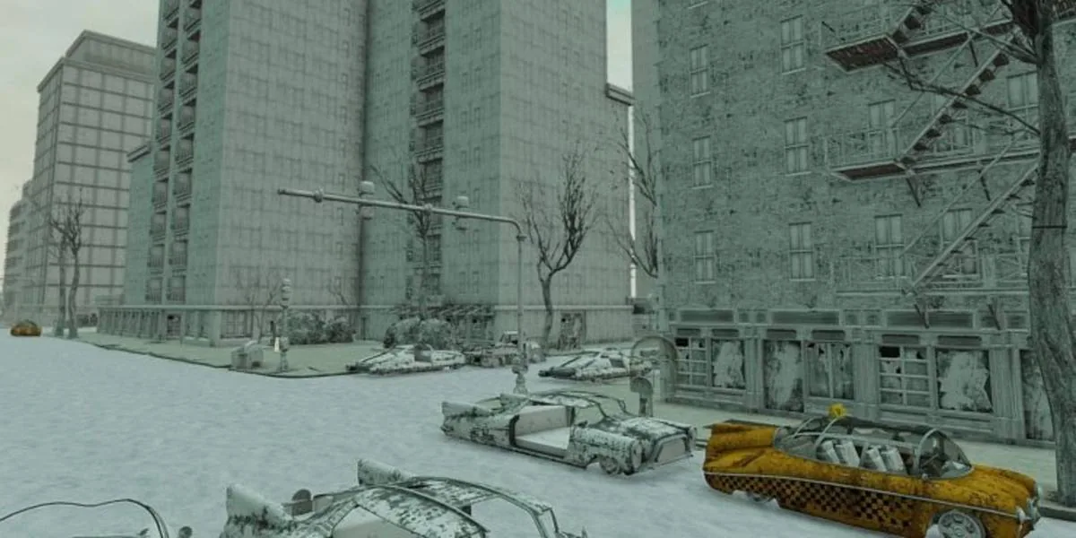 Fallout 4 New York mod expansion scene published by TheGamer illustrating fan efforts to recreate Bethesda environments.