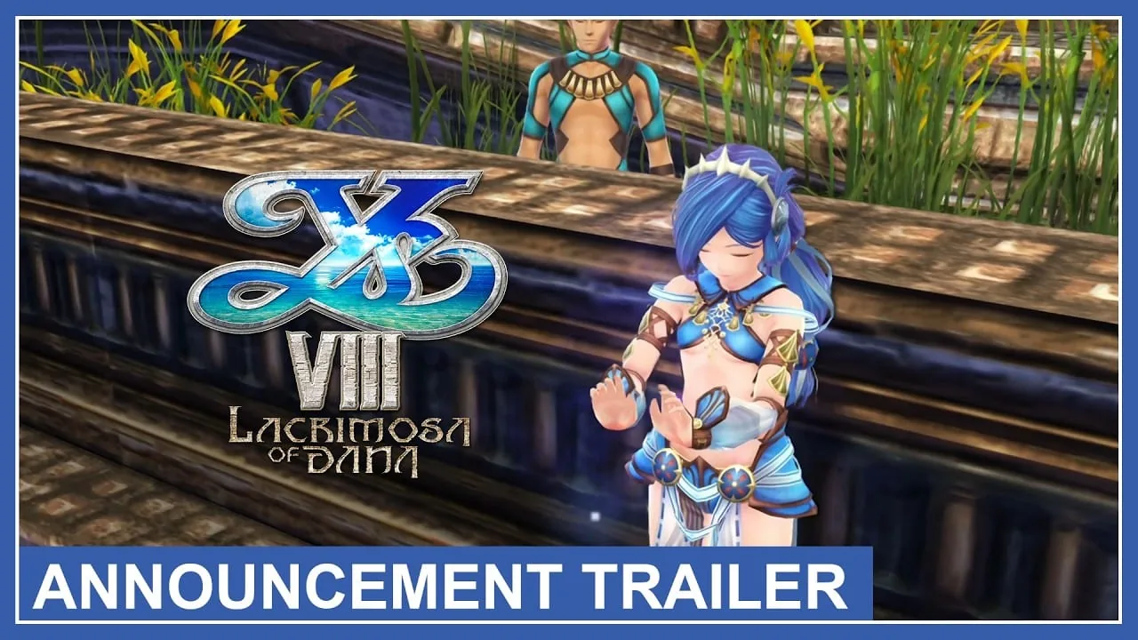 Adol Christin and party members in Ys VIII.